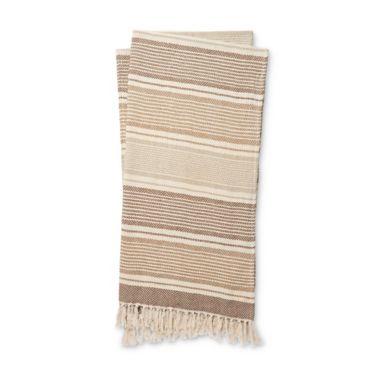 Magnolia Home by Joanna Gaines Anna Throw Blanket in Beige/Ivory. View a larger version of this product image.
