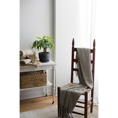 Magnolia Home by Joanna Gaines Lark Throw Blanket in Grey. View a larger version of this product image.