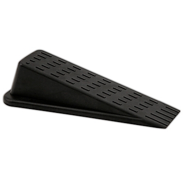 SALT&trade; Universal Door Stop Jammer in Black. View a larger version of this product image.