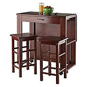 Winsome Trading 3-Piece Fremont Dining Set in Walnut