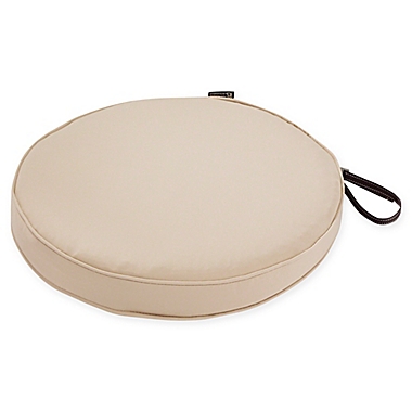Classic Accessories&reg; Montlake&trade; FadeSafe 18-Inch Round Dining Seat Cushion in Beige. View a larger version of this product image.