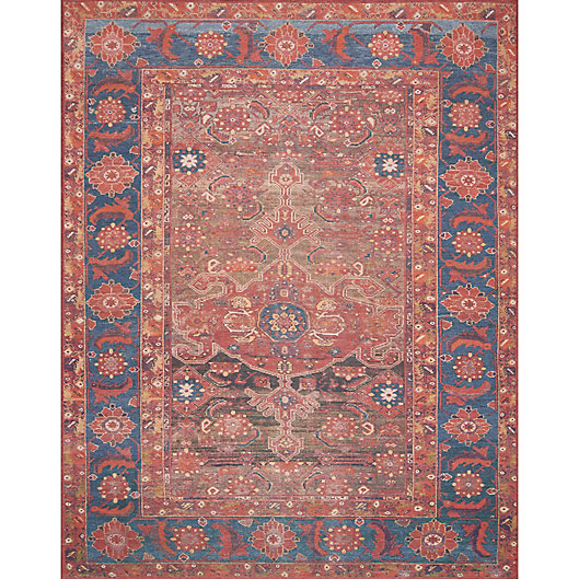 Alternate image 1 for Magnolia Home by Joanna Gaines Lucca Rug in Rust/Blue