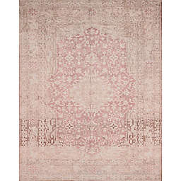 Magnolia Home by Joanna Gaines Lucca 5-Foot x 7-Foot 6-Inch Area Rug in Terracotta/Ivory