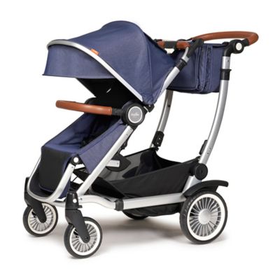 navy stroller