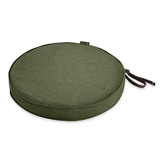 Round Outdoor Dining Seat Cushion, 18 Inch Round Chair Pad
