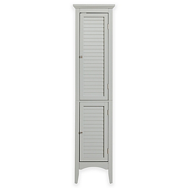 Teamson Home Glancy 63-Inch Linen Tower with Shutter Doors. View a larger version of this product image.