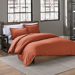 Orange Solid Duvet Covers Bed Bath Beyond