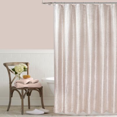 pink shower curtain