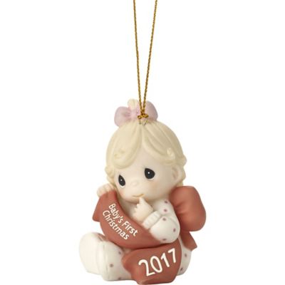 precious moments baby's first christmas ornaments