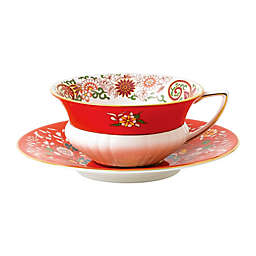 Wedgwood® Wonderlust Crimson Orient Teacup and Saucer