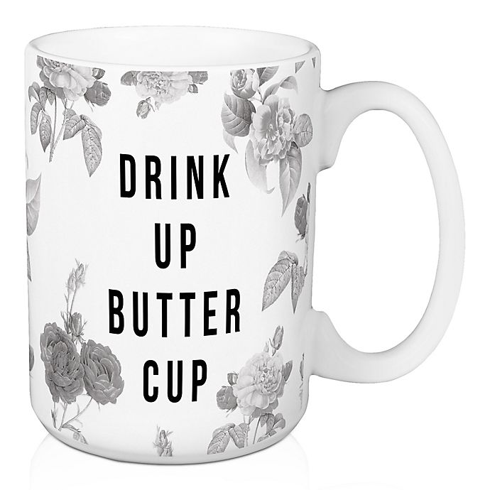 Designs Direct Drink Up Buttercup 15 Oz Coffee Mug In Black Bed Bath Beyond,Small Swimming Pool Design