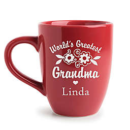 "World's Greatest Grandma" Mug in Red