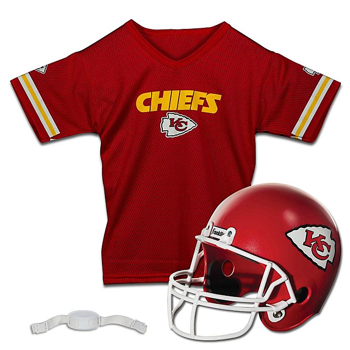 NFL Kansas City Chiefs Kids Helmet/Jersey Set | Bed Bath ...