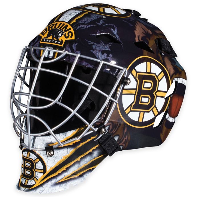 NHL Boston Bruins GFM 1500 Youth Street Hockey Face Mask ...