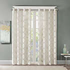 Alternate image 0 for Madison Park Eden Fretwork Burnout Sheer 84-Inch Grommet Top Curtain Panel in Ivory (Single)