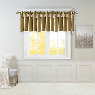 Madison Park&reg; Emilia Room Darkening Valance. View a larger version of this product image.