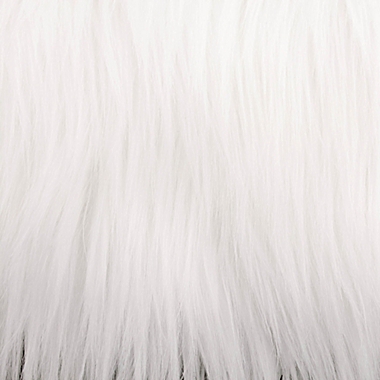 Jean Pierre Faux Fur Square Throw Pillow in White (Set of 2). View a larger version of this product image.