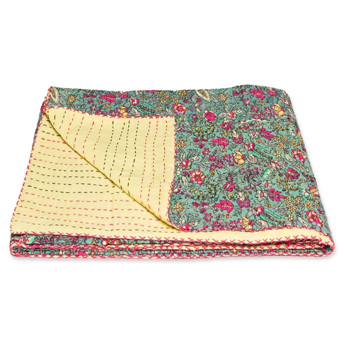 Kantha Cotton Throw Bed Bath & Beyond