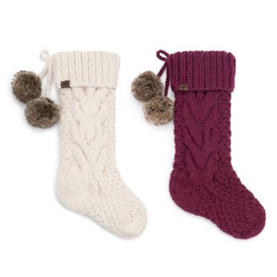 ugg cable knit stocking