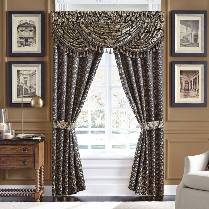 Croscill Pennington Window Curtain Panels And Valance Bed Bath