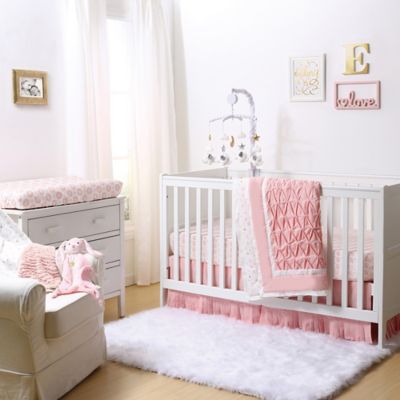 coral crib bedding