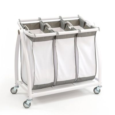 three bag laundry hamper