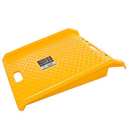 Stalwart Portable Polyethylene Ramp in Yellow