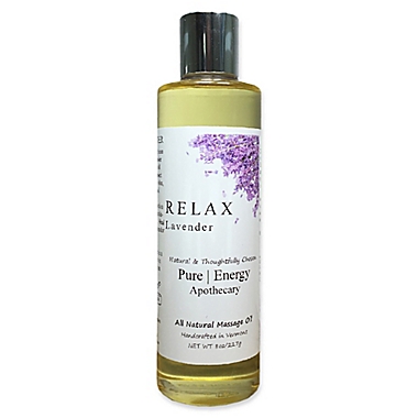 Pure Energy Apothecary 8 oz. Lavender Massage Oil. View a larger version of this product image.