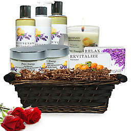 Pure Energy Apothecary Premium Spa ll Pure Aromatherapy Gift Set with Basket