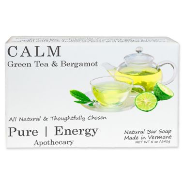 Pure Energy Apothecary 5 oz. Green Tea and Bergamot Soap Bar. View a larger version of this product image.