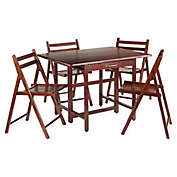 Winsome Taylor 5-Piece Dining Set with Walnut Finish