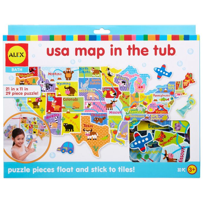 usa map in the tub Alex Toys Bath Usa Map In The Tub Buybuy Baby usa map in the tub