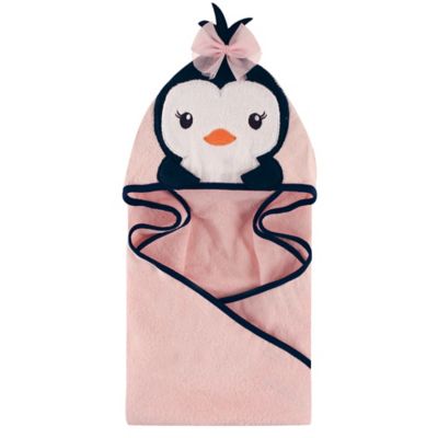 penguin baby towel