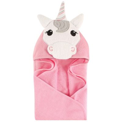 pink hooded towel