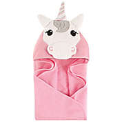 Hudson Baby&reg; Unicorn Hooded Towel in Pink/White