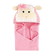 Hudson Baby&reg; Lamb Hooded Towel in White/Cream