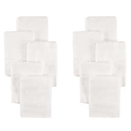 Little Treasures 10-Pack Luxurious Washcloths in White