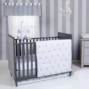 4pcs Baby Girl Bedding Rabbits Crib Nursery Quilt Bumper Sheet Crib Skirt * 