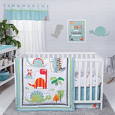 Trend Lab&reg; Dinosaur Roar 3-Piece Crib Bedding Set. View a larger version of this product image.