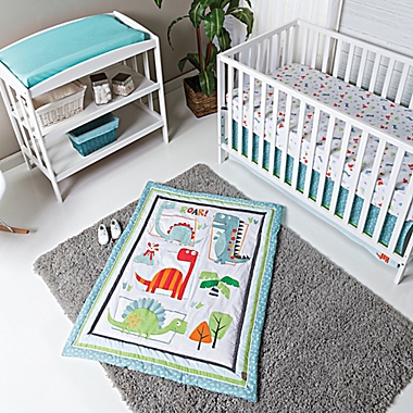 Trend Lab&reg; Dinosaur Roar 3-Piece Crib Bedding Set. View a larger version of this product image.