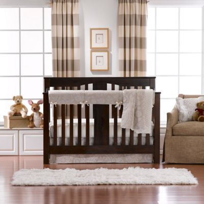 beige crib bedding