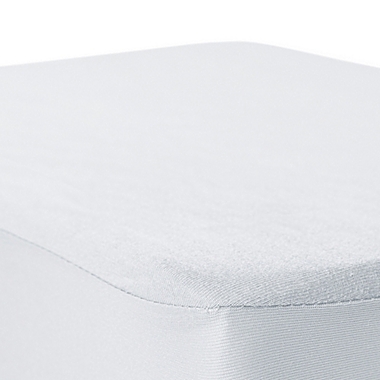 BSensible Natural Breathable Top Waterproof Fitted Crib Sheet Protector in White. View a larger version of this product image.
