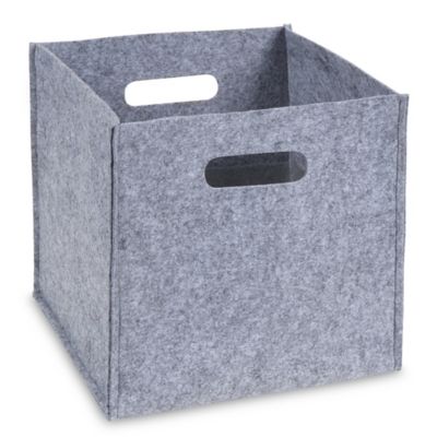 Sammy &  Lou Felt Storage Cube in Grey