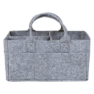 Sammy &  Lou Felt Storage Caddy in Grey. View a larger version of this product image.