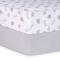Trend Lab® Safari and Dot Fitted Crib Sheets (Set of 2)