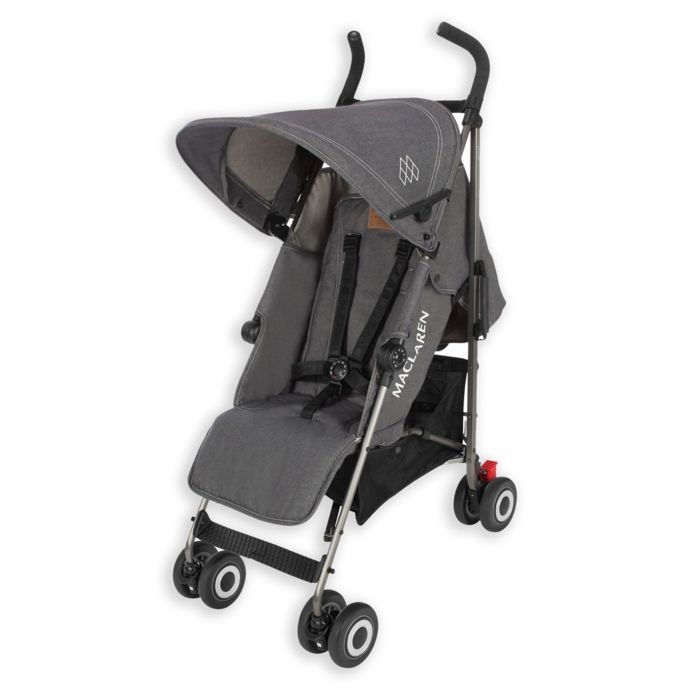 > Lightweight Strollers > Maclaren 2017 Quest Stroller in Denim/Charcoal