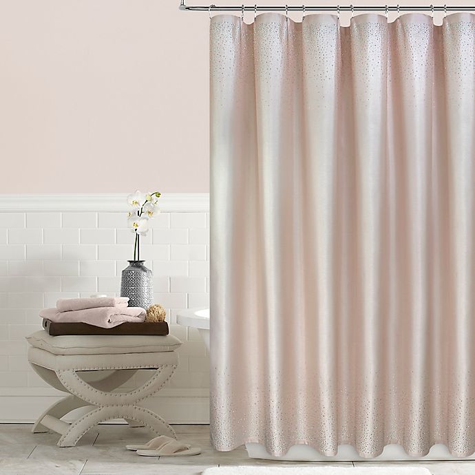 blush shower curtain liner