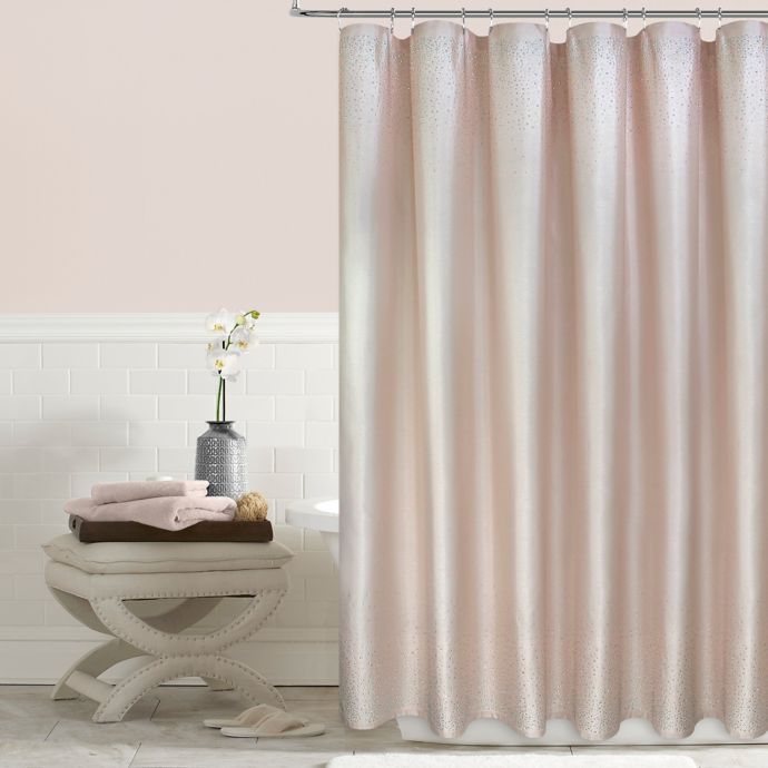 blush shower curtain liner