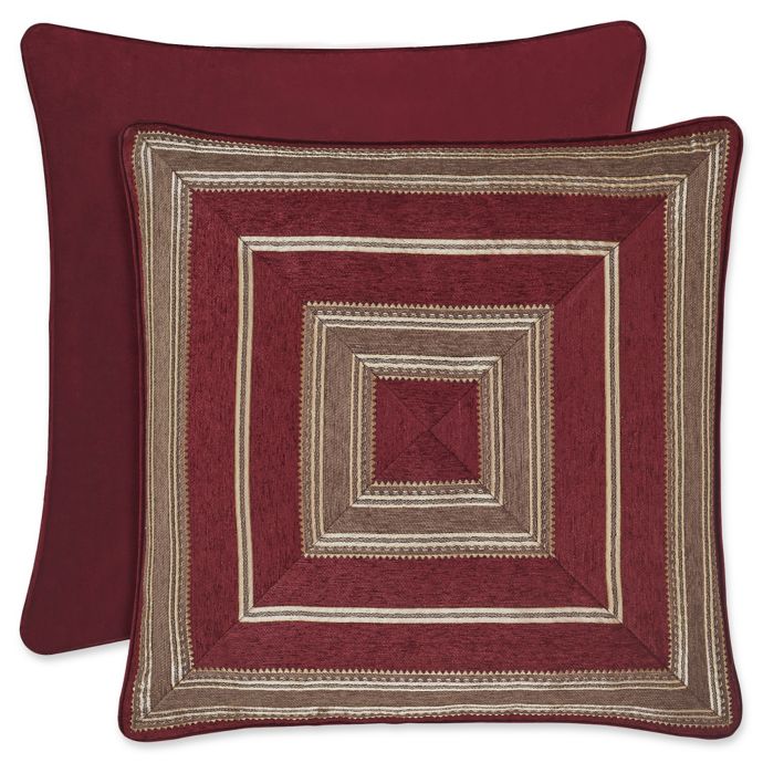 J. Queen New York™ Crimson European Pillow Sham in Red Bed Bath & Beyond