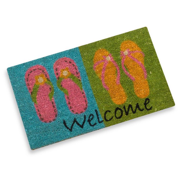 Flip Flop Door Mat Insert Bed Bath Beyond